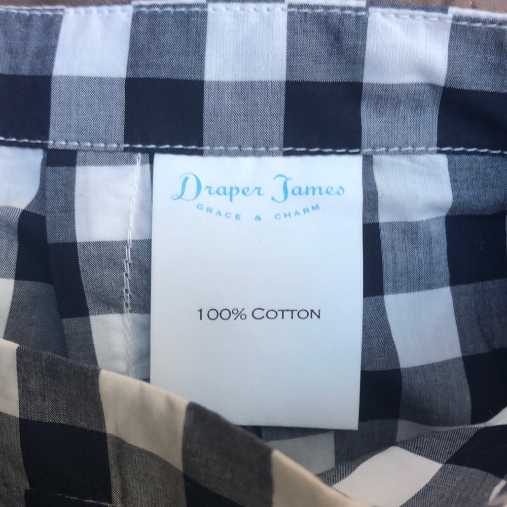 NWT Draper James Dolly Check Flutter Skirt - Picture 5 of 6
